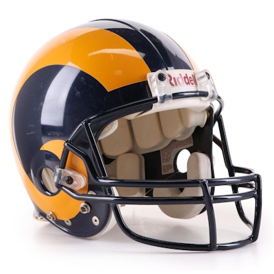 Los Angeles Rams Riddell Authentic Pro Line NFL Football Helmet, 1995