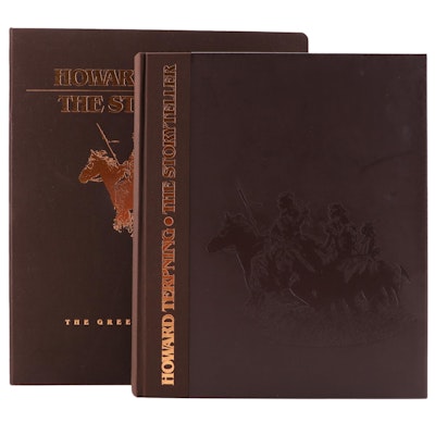 Signed Limited Edition "Howard Terpning: The Storyteller" by Don Dedera, 1989