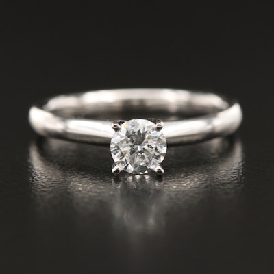 10K 0.50 CT Lab Grown Diamond Solitaire Ring