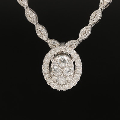 14K 3.34 CTW Diamond Necklace