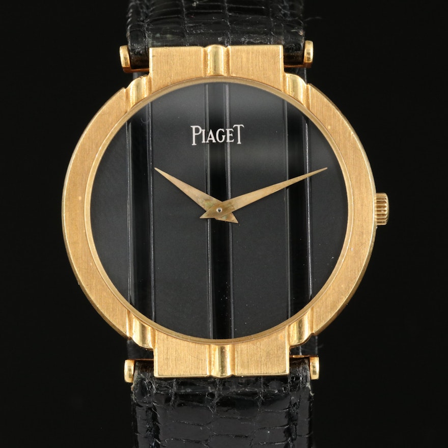 18K Piaget Polo Quartz Wristwatch