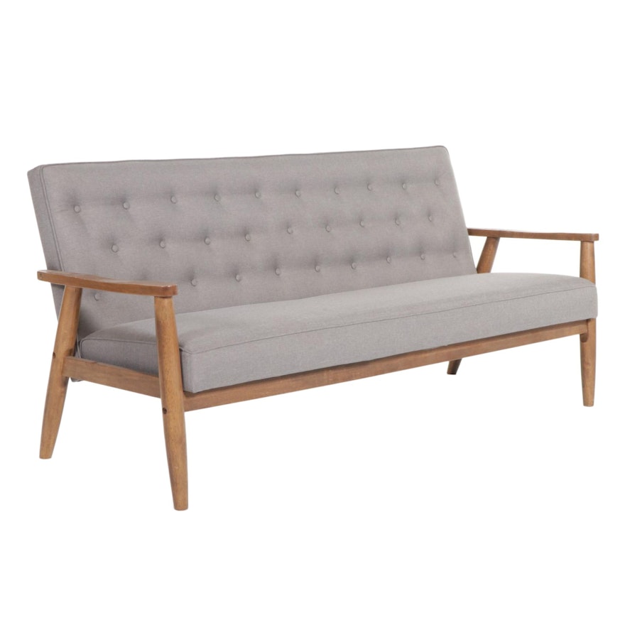 Modern Style Wood Frame Sofa, 21st Century