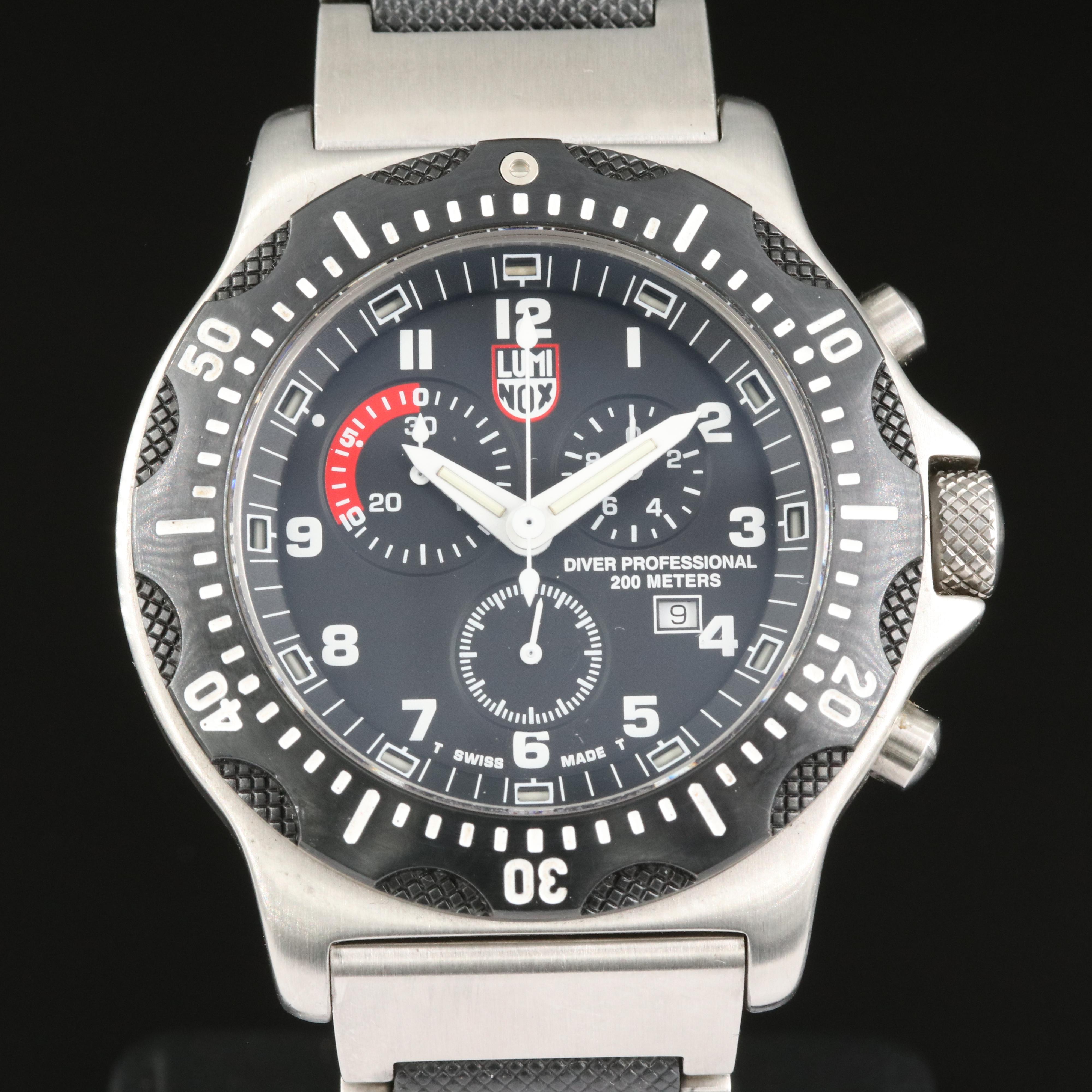 Luminox Series 8300 Diver Professional Stainless Steel Wristwatch EBTH