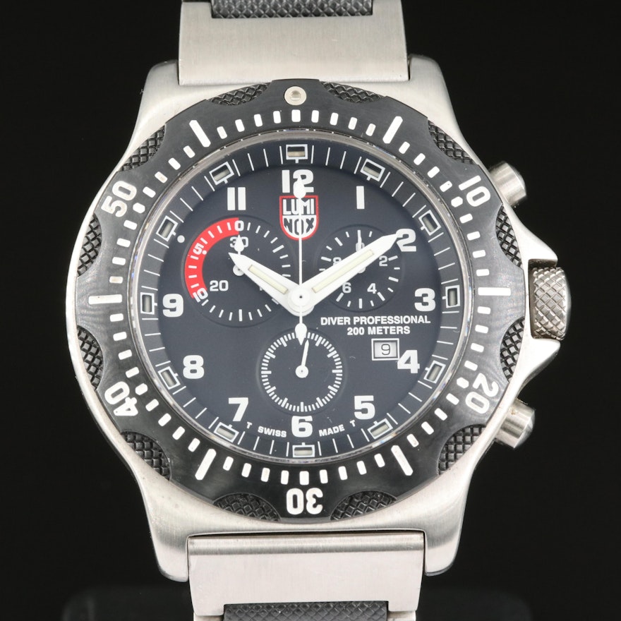 Luminox Series 8300 Diver Professional Stainless Steel Wristwatch