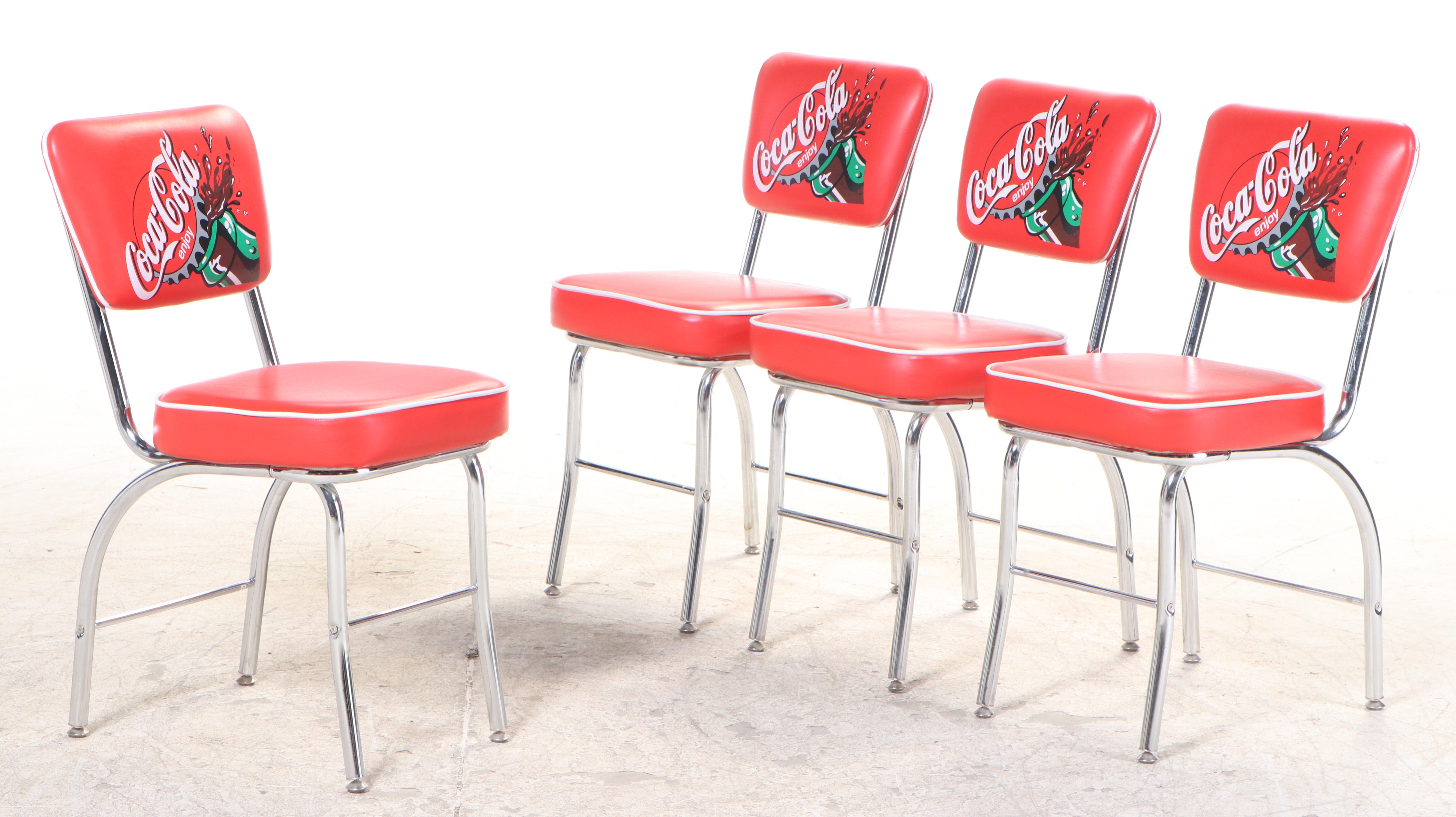 CocaCola Diner Style Kitchen Table and Chairs EBTH