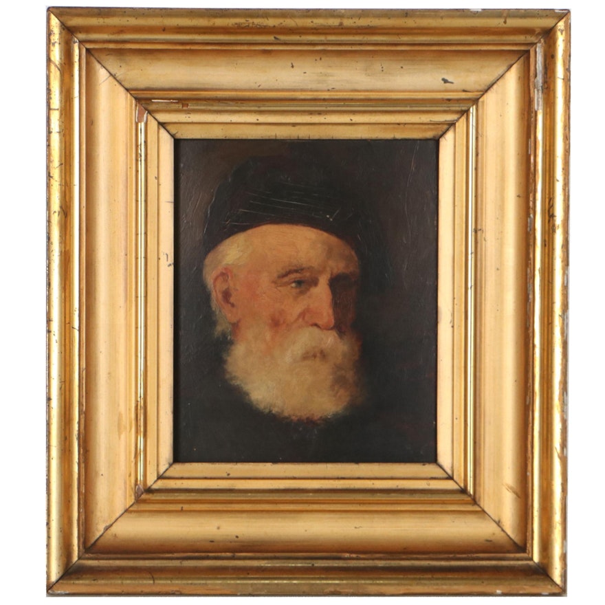 Portrait Oil Painting, 19th Century