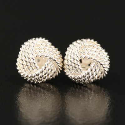 Tiffany & Co. Sterling Twist Knot Earrings