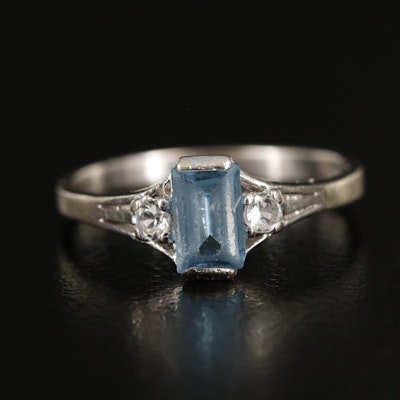 10K Topaz and Spinel Ring