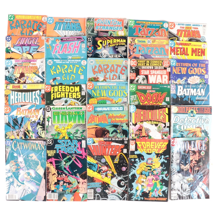 Bronze and Modern Age DC Comics "The New Teen Titans", "Star Trek", More Comics
