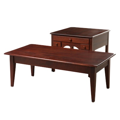 Craft Mark Cherrywood Coffee Table and End Table