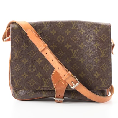 Louis Vuitton Sologne Crossbody Bag in Monogram Canvas and Vachetta Leather