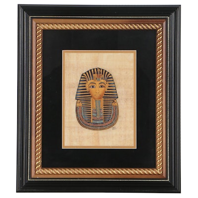 Egyptian Style Embellished Serigraph