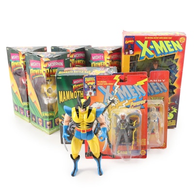 "Power Rangers" and "X-Men" Action Figures, 1990s