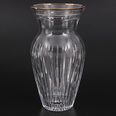 Marquis by Waterford "Hanover Gold" Crystal Vase