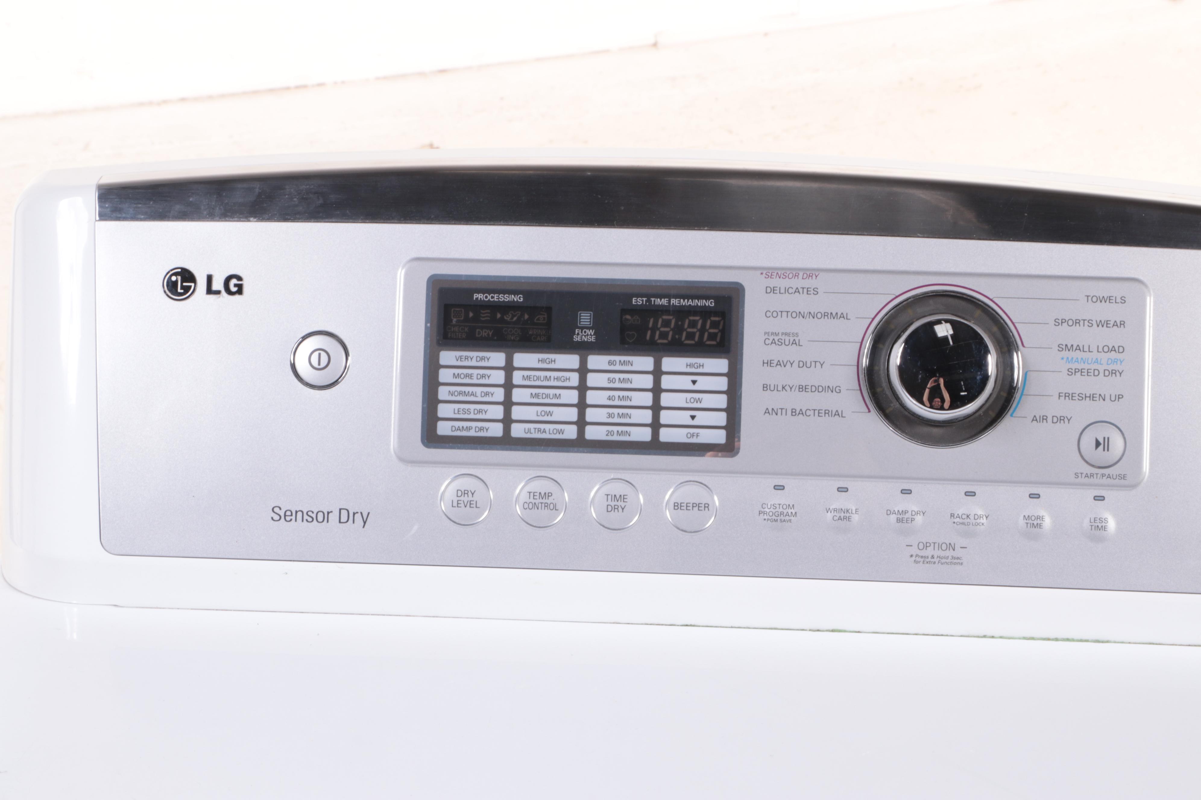 LG "DLE5001W" 7.3 Cu. Ft. FrontLoad Dryer EBTH