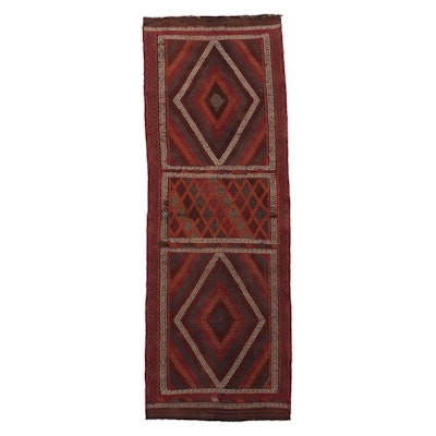 2'10 x 7'10 Handwoven Turkish Mut Kilim Carpet Runner