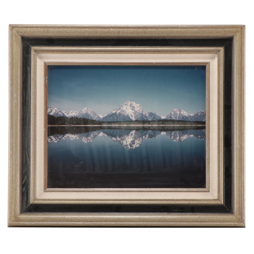 Digital Photograph of Jackson Lake, Grand Tetons