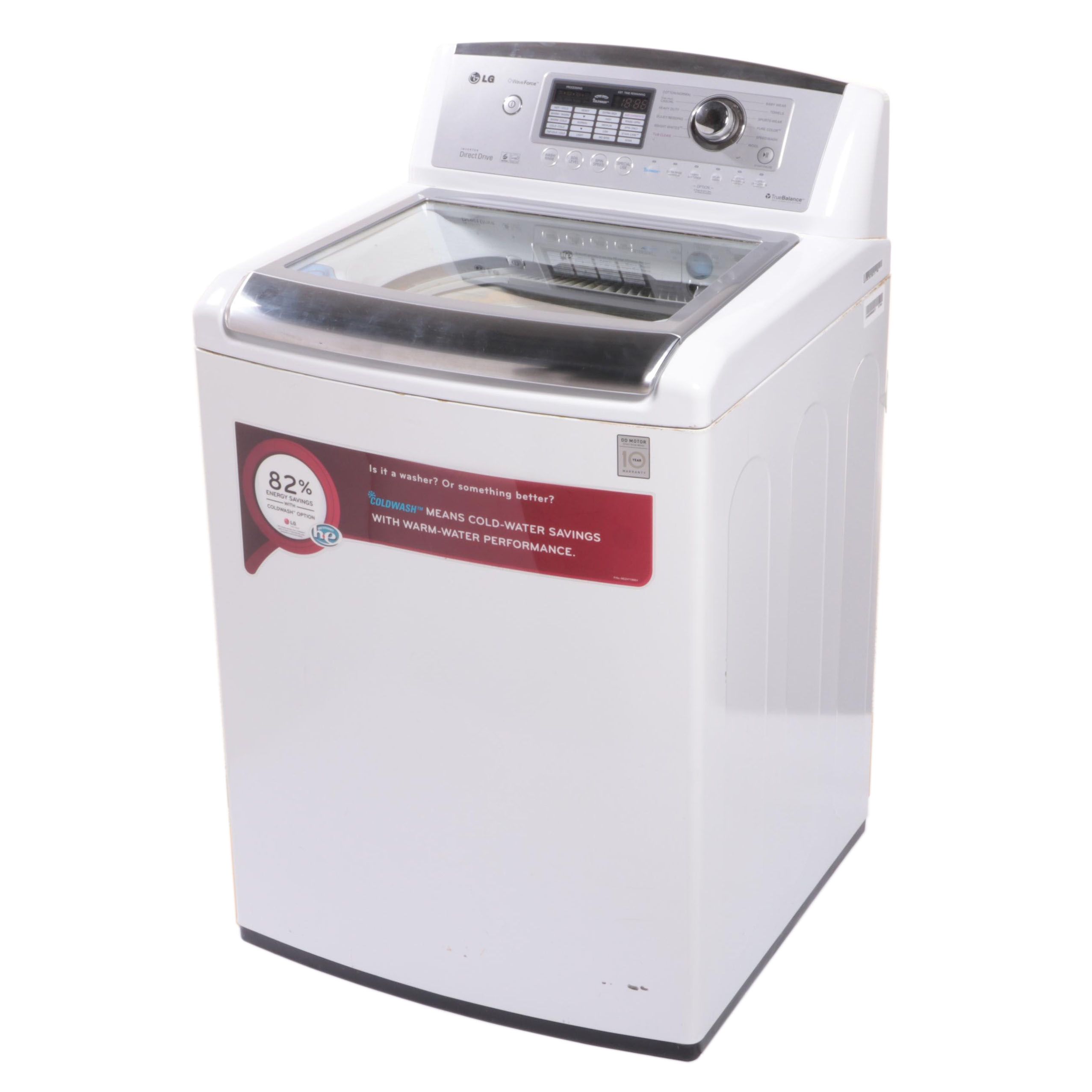 LG "WT5001CW" 4.5 Cu. Ft. High Efficiency TopLoad Washer EBTH