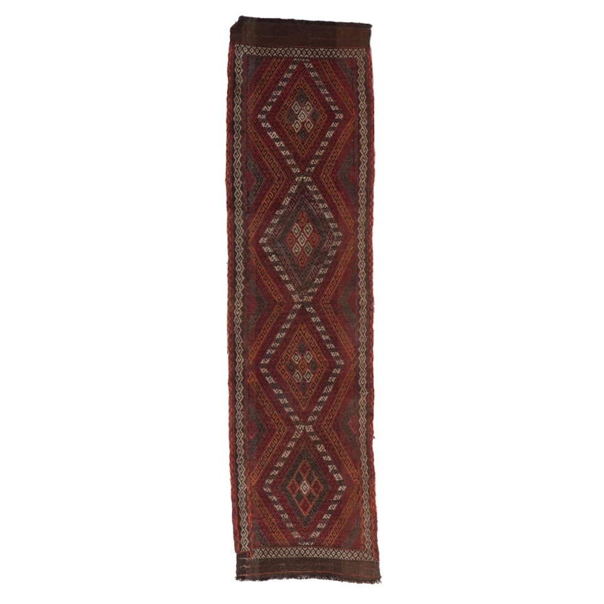 2'1 x 8'2 Handwoven Turkish Mut Kilim Carpet Runner