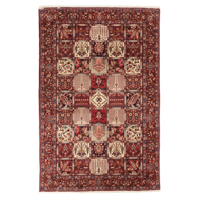 6'10 x 10'5 Hand-Knotted Persian Bahktiari Area Rug