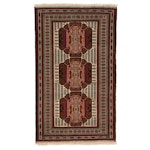 2'10 x 4'11 Hand-Knotted Afghan Accent Rug