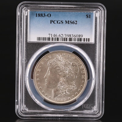 PCGS Graded MS62 1883-O Morgan Silver Dollar