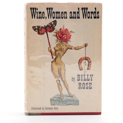 Salvador Dalí Illustrated "Wine, Women and Words" by Billy Rose, 1948