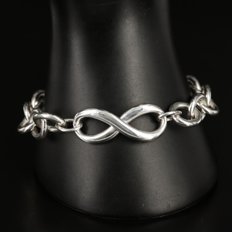 Sterling Infinity Bracelet