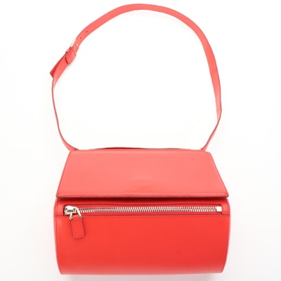 Givenchy Pandora Box Handbag in Red Leather