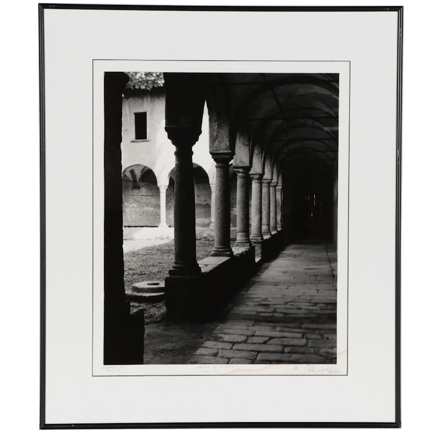 Silver Gelatin Photograph "Convento di S. Maria, Siena," 1995