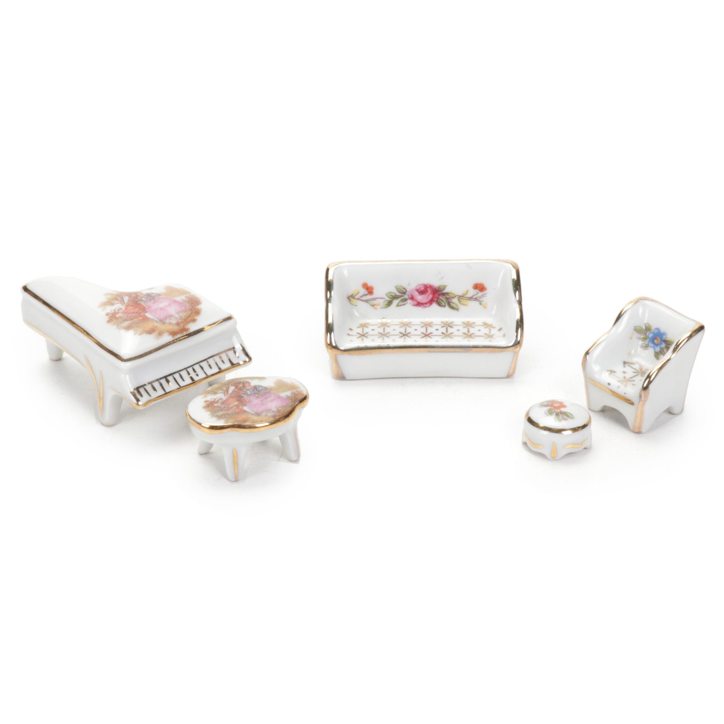 French Limoges Porcelain Miniatures EBTH