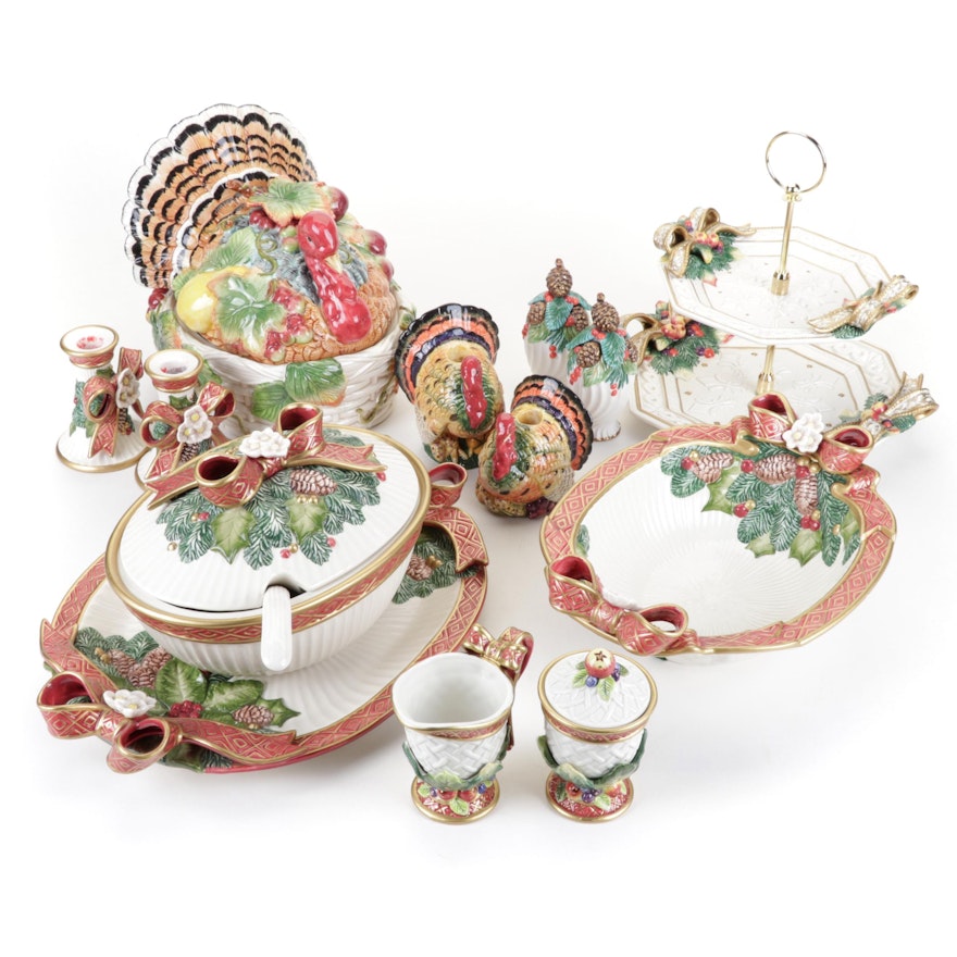 Fitz and Floyd "Country Gourmet" and More Ceramic Serveware and Tableware