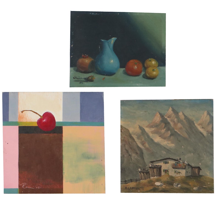 Landscape, Still Life and Abstract Oil Paintings