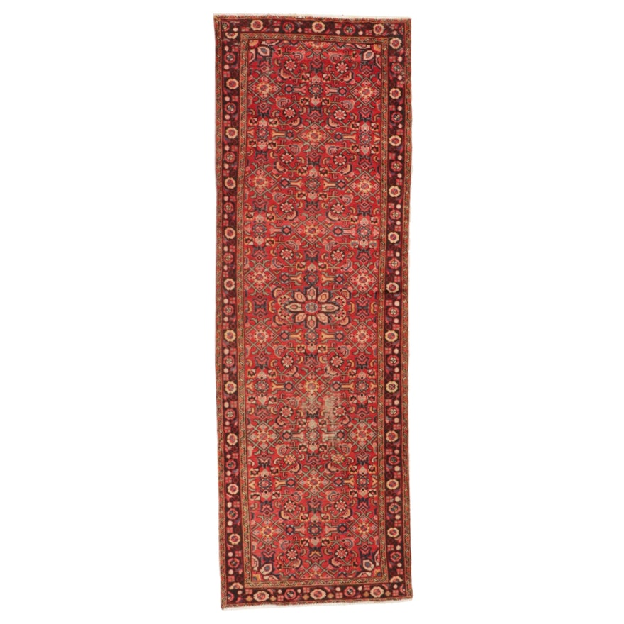 3'4 x 10'3 Hand-Knotted Persian Hamadan Long Rug