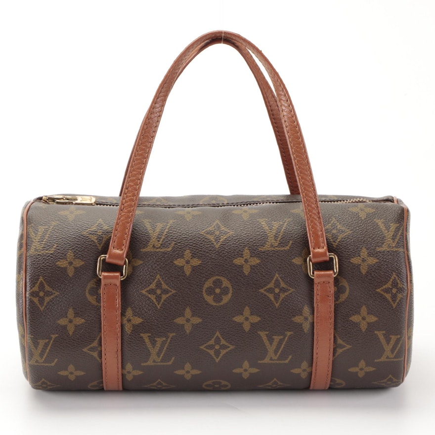 Louis Vuitton Papillon Bag in Monogram Coated Canvas and Leather