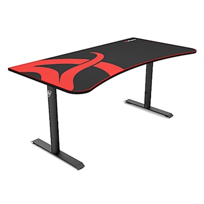 Arozzi "Arena" Red and Black Gaming Desk in Red and Black