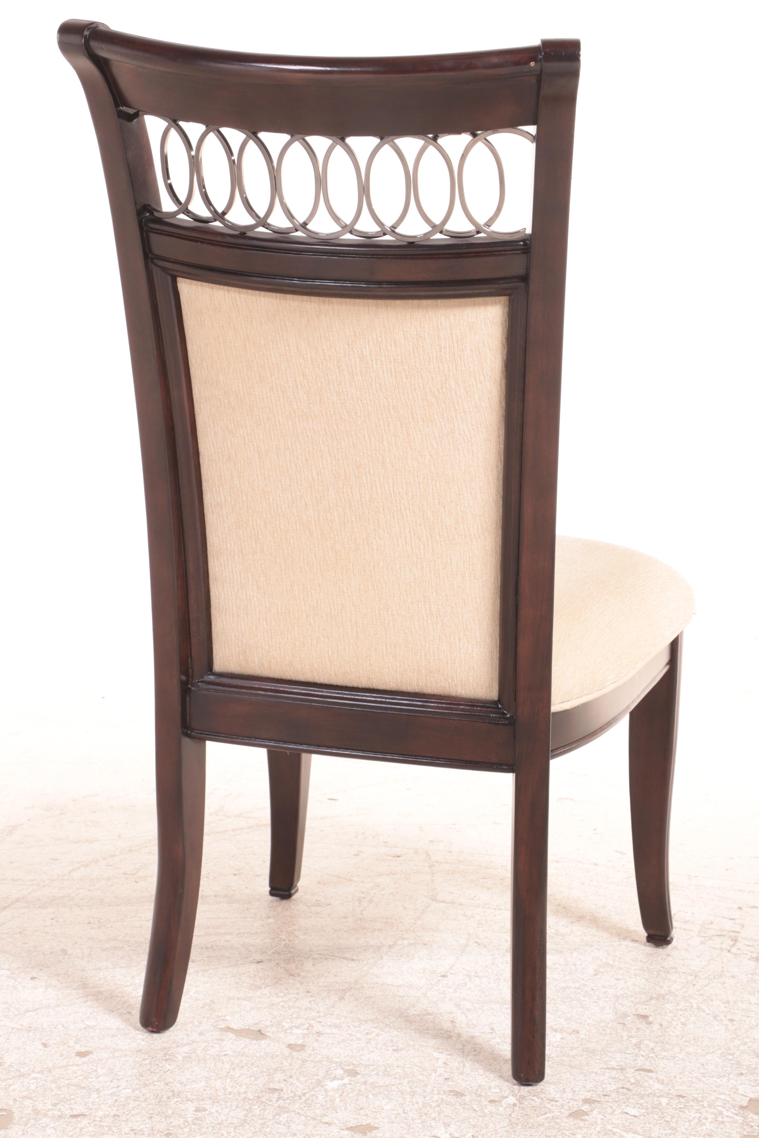 ElevenPiece Havertys "Astor Park" CherryStained and MetalMounted