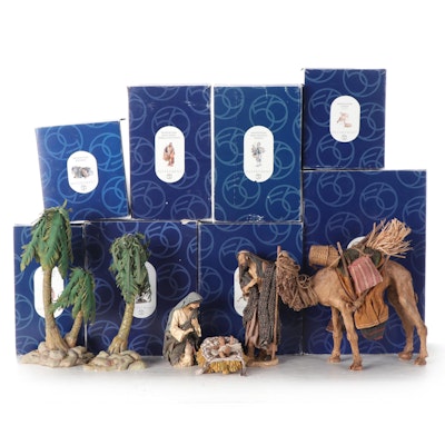Department 56 Neapolitan Nativity Set Pieces Including Holy Family