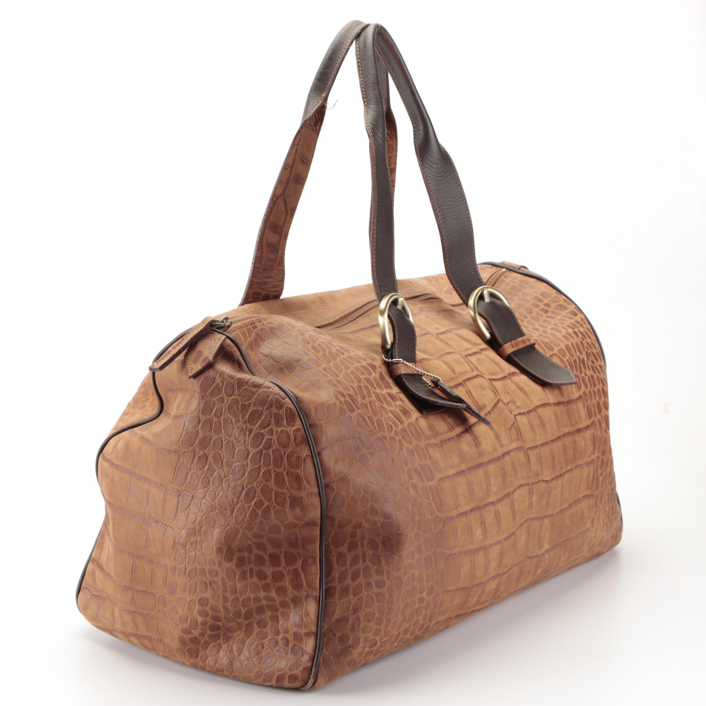 Italian Leather I Santi Travel Duffle Bags and Lauren Ralph Lauren Belt