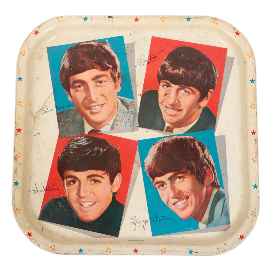 Worcester Ware "The Beatles" Litho Tray, 1964