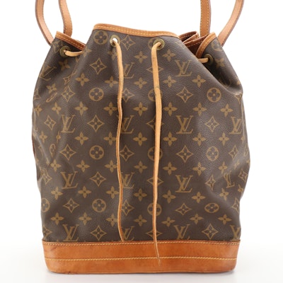 Louis Vuitton Noé Bucket Bag in Monogram Canvas and Vachetta Leather