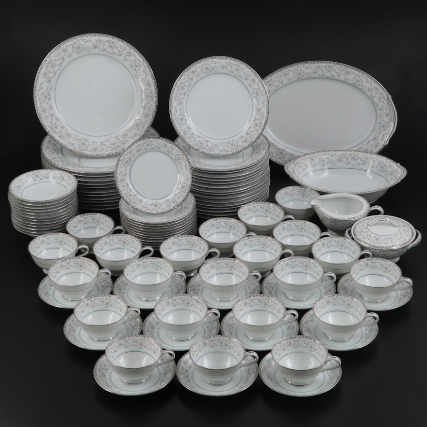 Noritake "Oxford" Porcelain Dinnerware, 1956-1964