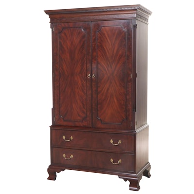 Henkle-Harris Chippendale Style Armoire/Media Cabinet