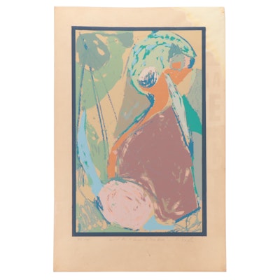 Richard Snyder Serigraph "Second In a Series of Five Birds," Late 20th Century