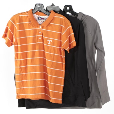 Girls' Tennessee Polo Shirt in Stripe and Young Alumni Funnel Neck Pullovers