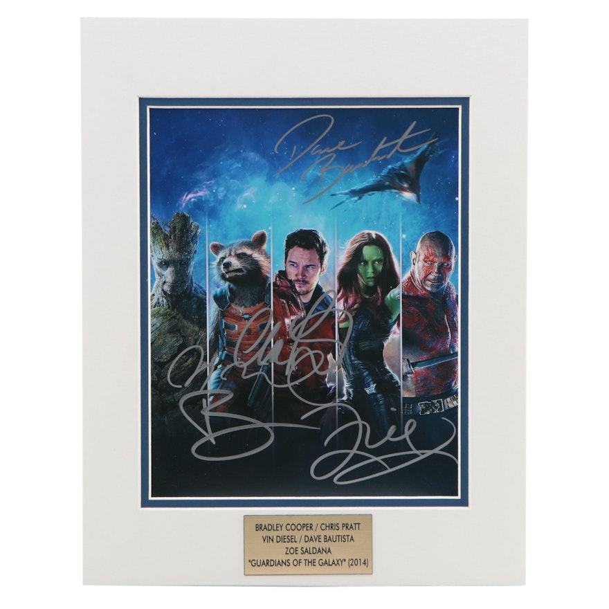 Bradley Cooper, Chris Pratt, and More Signed "Guardians of the Galaxy" Giclée