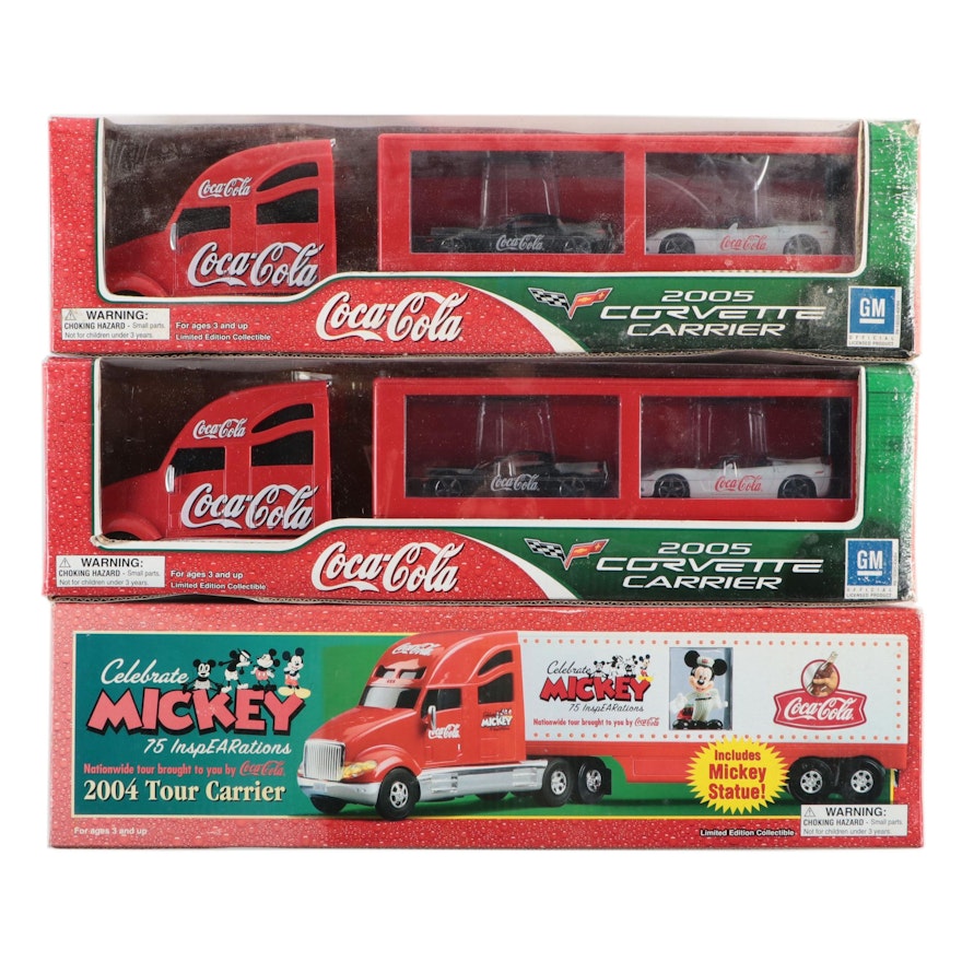 2004 Tour Carrier and Other Coca-Cola Collectible Vehicles