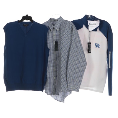 University of Kentucky Jacket with Vest and Button-Down Shirt