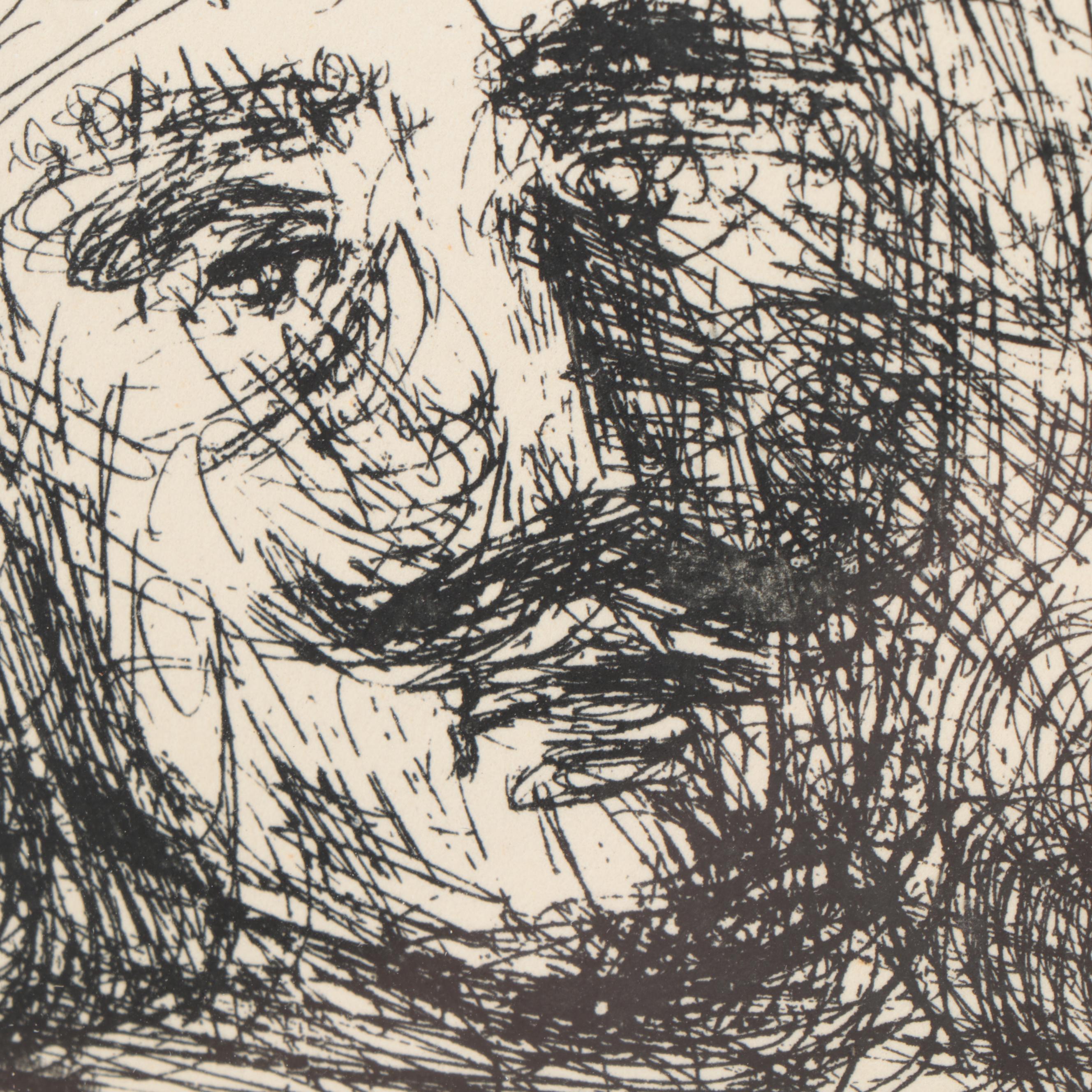 Salvador Dalí Restrike Etching "Velazquez" EBTH