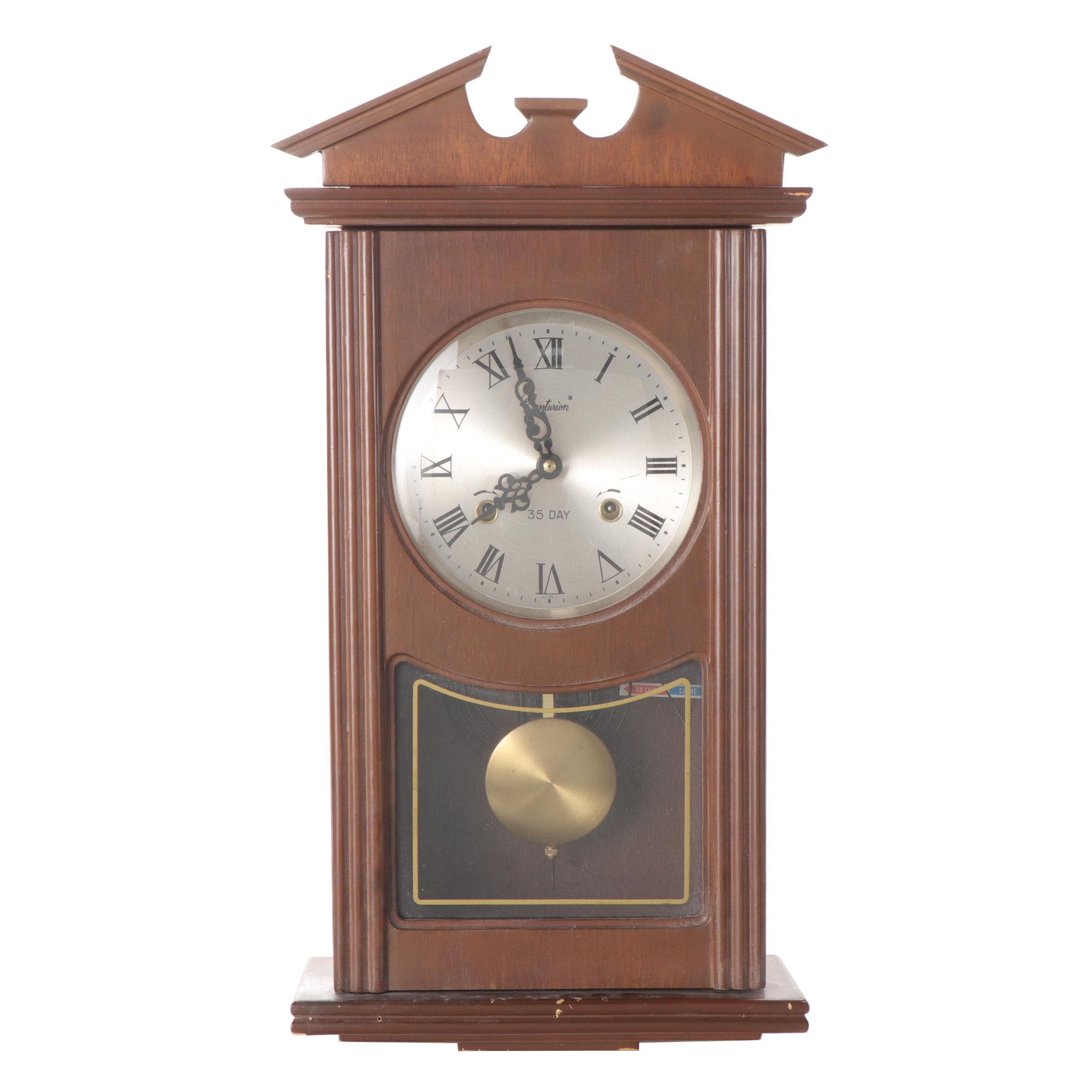 Centurion 35Day Regulator Wooden Wall Clock EBTH